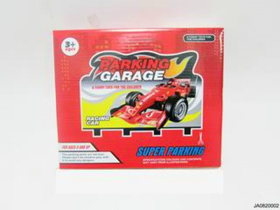 PARKING W/PULL BACK RACING CAR,