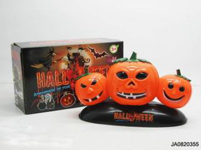 SOUND CONTROL PUMPKIN SET W/LIGHT,