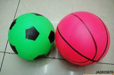 16 CM PVC RUBBER BALL,