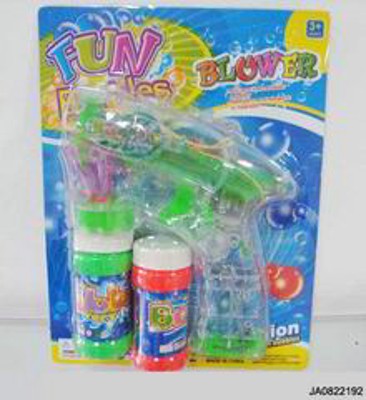BUBBLE GUN W/LIGHT AND MUSIC,