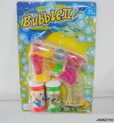 BUBBLE GUN W/LIGHT AND MUSIC,
