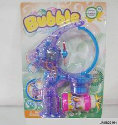 BUBBLE GUN W/LIGHT AND MUSIC,