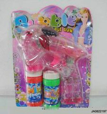 BUBBLE GUN W/LIGHT AND MUSIC,
