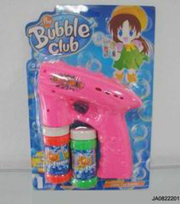 BUBBLE GUN W/LIGHT,