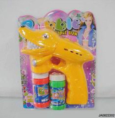 BUBBLE GUN W/LIGHT,