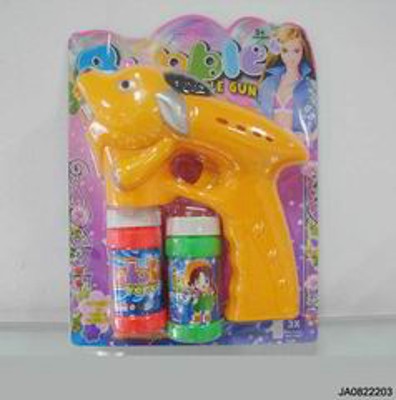 BUBBLE GUN W/LIGHT,