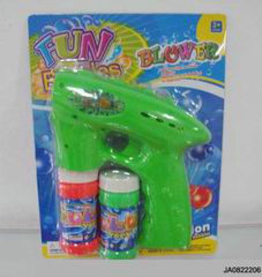BUBBLE GUN W/LIGHT,