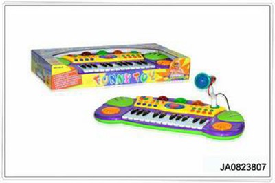 ELECTRONIC ORGAN W/MUSIC,MICROPHONE,