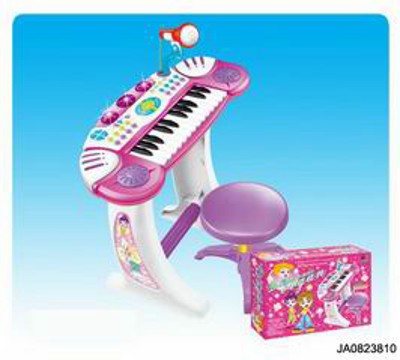 ELECTRONIC ORGAN W/MUSIC,MICROPHONE,