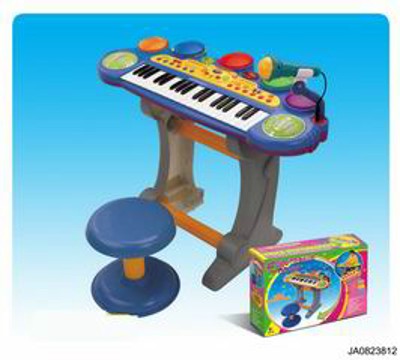 ELECTRONIC ORGAN W/MUSIC,MICROPHONE,