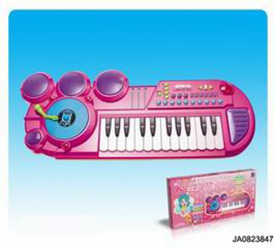 ELECTRONIC ORGAN W/MUSIC,HEADSET,