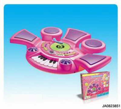 ELECTRONIC ORGAN W/MUSIC,HEADSET,