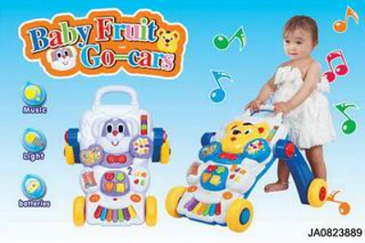 ELECTRONIC ORGAN FRUIT CAR W/MUSIC AND LIGHT,