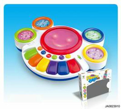 ELECTRONIC ORGAN W/MUSIC AND LIGHT,