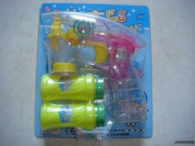 B/O BUBBLE GUN W/LIGHT AND MUSIC,