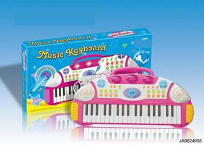 37 KEYBOARD MULTIFUNCTION ELECTRONIC ORGAN W/MICROPHONE,FLASHING LIGHT,