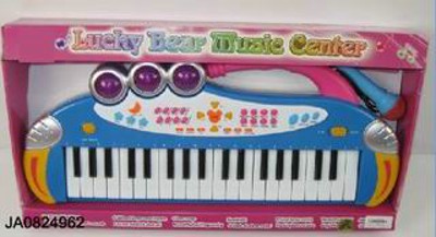 37 KEYBOARD MULTIFUNCTION ELECTRONIC ORGAN W/MICROPHONE,FLASHING LIGHT,