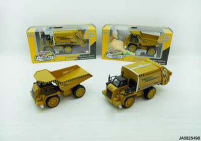 PULL BACK METAL TRUCK W/IC AND LIGHT,