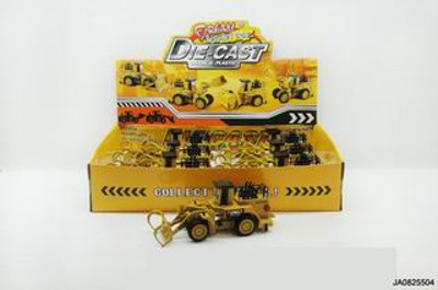 PULL BACK METAL TRUCK W/IC AND LIGHT 6PCS,