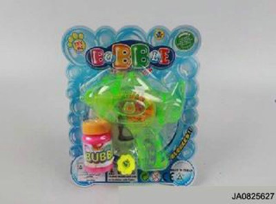 FRICTION  BUBBLE GUN FLASH LIGHT,