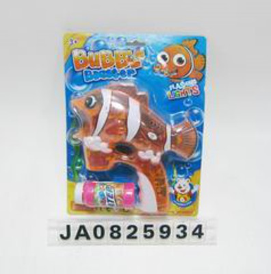 FLASHING LIGHT BUBBLE GUN,