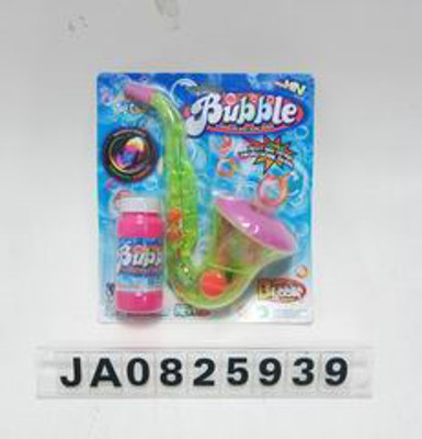 SAXOPHONE BUBBLE GUN W/LIGHT,