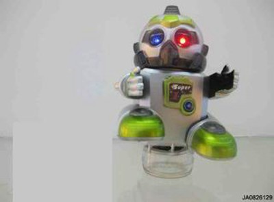 2 CHANNEL R/C ROBOT W/LIGHT,MUSIC,