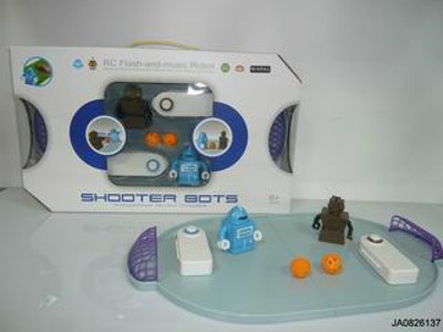 R/C FLASH AND MUSIC ROBOT,