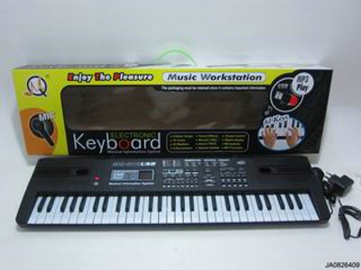 61 KEYBOARD MULTIFUNCTION ELECTRONIC ORGAN W/MICROPHONE，MP3,