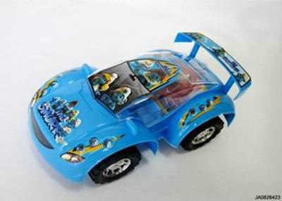 15CM PULLING CAR W/LIGHT,