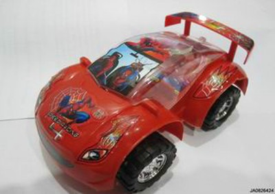 15CM PULLING CAR W/LIGHT,