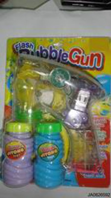 BUBBLE GUN W/LIGHT AND MUSIC,