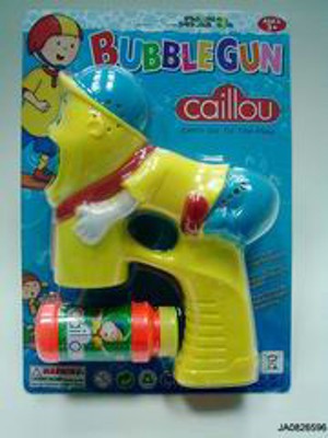 BUBBLE GUN W/LIGHT AND MUSIC,