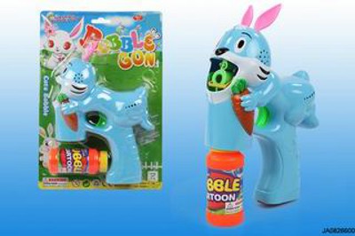 BUBBLE GUN W/LIGHT AND MUSIC,