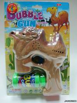 BUBBLE GUN W/LIGHT AND MUSIC,