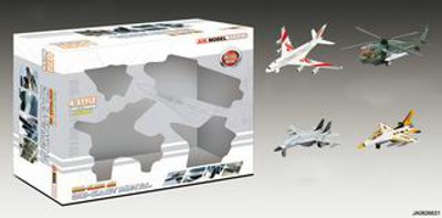 PULL BACK METAL PLANE SET,