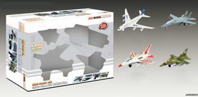 PULL BACK METAL PLANE SET,