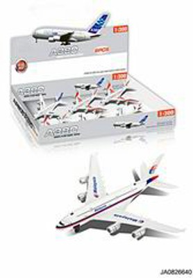 1:125 METAL PULL BACK FIGHTER PLANE W/SOUND AND LIGHT 6PCS,