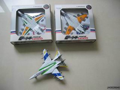 1:125 METAL PULL BACK FIGHTER PLANE W/SOUND AND LIGHT,
