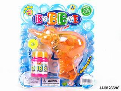 FRICTION BUBBLE GUN W/FLASH LIGHT,