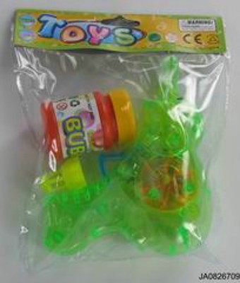 FRICTION BUBBLE GUN W/FLASH LIGHT,