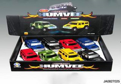 FREE WHEEL METAL CAR （8PCS),