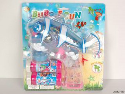 B/O BUBBLE GUN W/LIGHT,