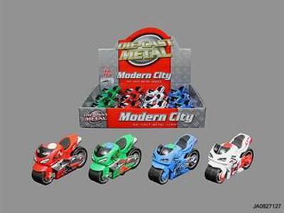 METAL MOTORCYCLE (12PCS),
