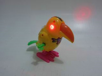 WIND UP PARROT W/LIGHT,