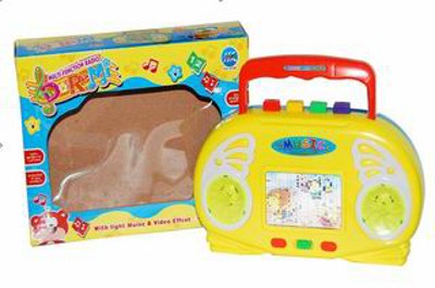 RADIO LEARNING ELECTRONIC ORGAN W/MUSIC,LIGHT,