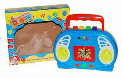 RADIO LEARNING ELECTRONIC ORGAN W/MUSIC,LIGHT,