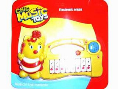 ELECTRONIC ORGAN W/MUSIC,