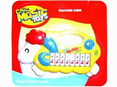 ELECTRONIC ORGAN W/MUSIC,