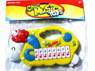 ELECTRONIC ORGAN W/MUSIC,